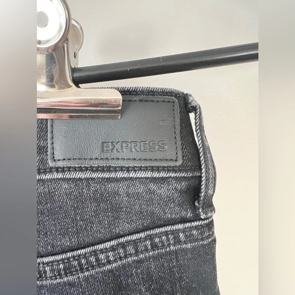 Express Women’s Black Jeans Size 0/R. Slim Ankle Super High Rise. - Picture 5 of 5